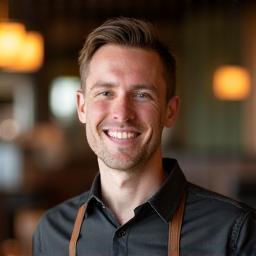 Portrait de Thomas, serveur