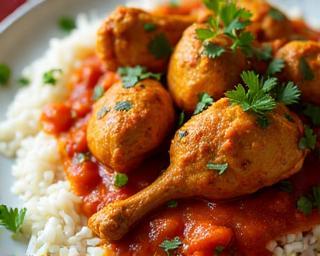 Poulet Tikka Masala vibrant et crémeux